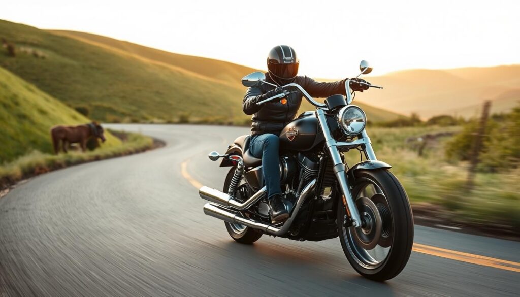 Comfort and handling in motorcycles