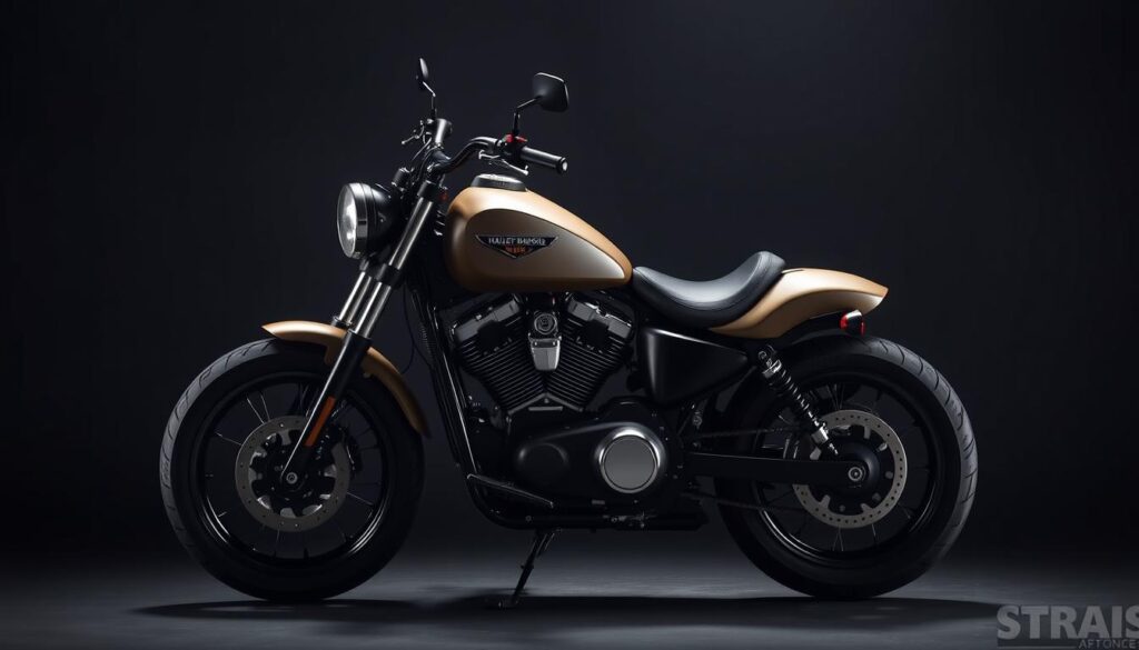 Retro-modern motorcycle design